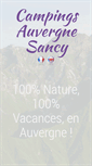 Mobile Screenshot of camping-auvergne-sancy.com